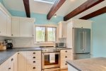 Beautiful kitchen with vaulted ceiling, skylights, brand new appliances